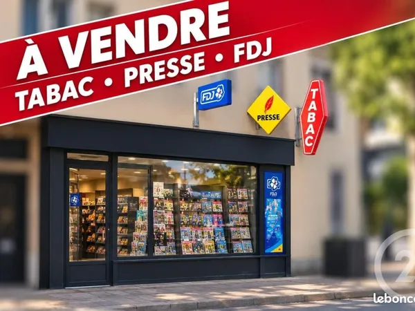 Commerce tabac, FDJ, épicerie 50 m²