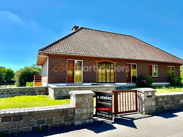 PLAIN-PIED-120m²+130m² de sous-sol sur 1130m²