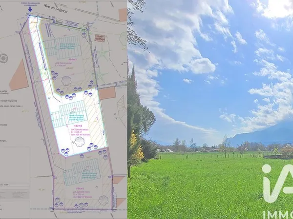 Vente Terrain à bâtir 620 m²