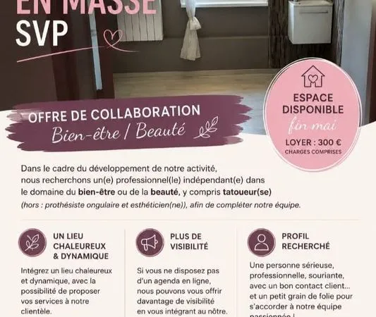 Pièce à louer