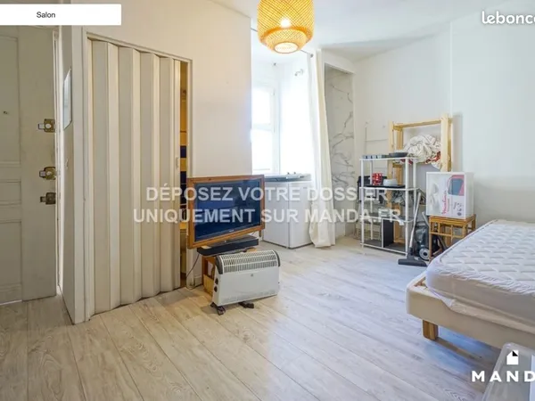 Location bail précaire 18m² studio