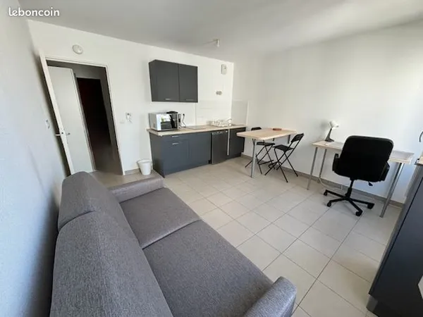 Appartement de type Studio de 24 m², calme, lumineux