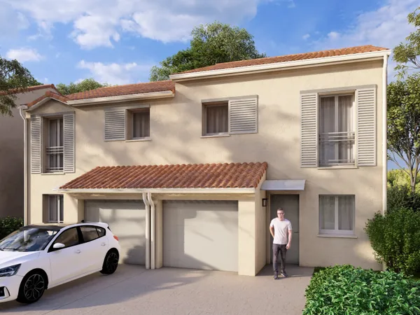 Maison en VEFA livrée 3ème T 2027 3 chambres et garage