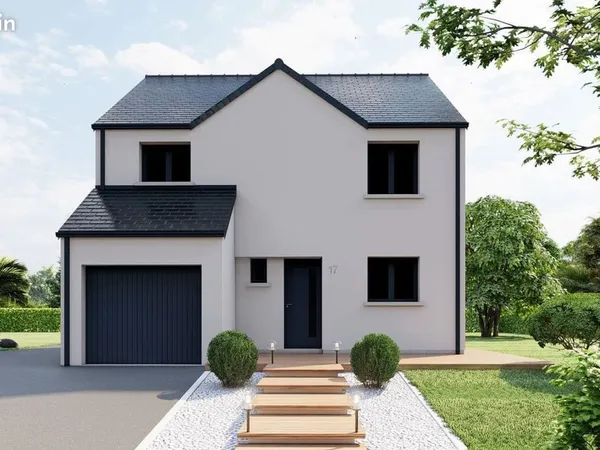 Projet de construction d'une maison 98.79 m² avec terrain à VIGNEUX-DE-BRETAGNE (44)