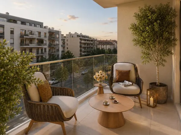 NICE CENTRE MAGNAN - BEAU T3 DE 74M² EN ETAGE ELEVE AVEC BALCON EXPOSEE SUD-EST