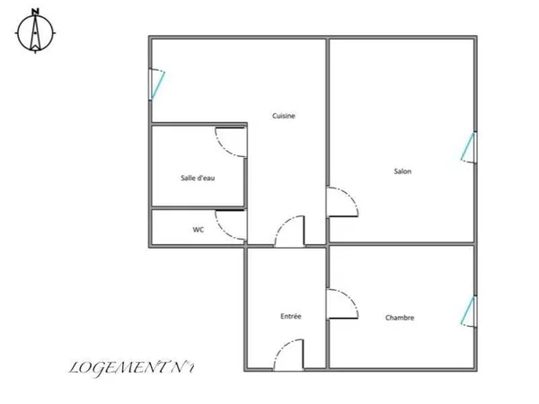 Immeuble 93 m²