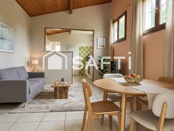 maisonnette avec cabanon sur joli terrain