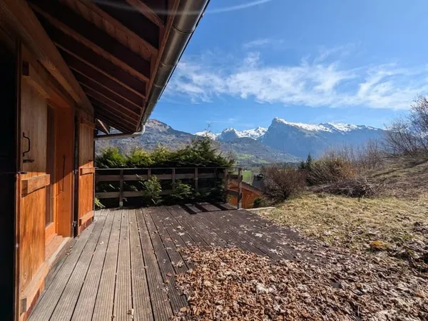 Chalet avec vue dominante proche de Morillon Village