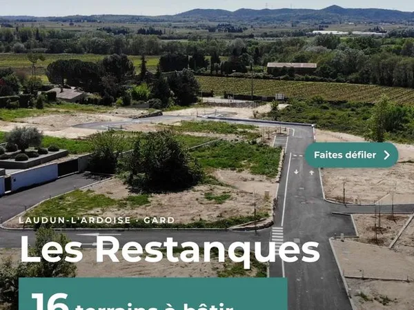 Terrains à bâtir à laudun (30) - les restanques