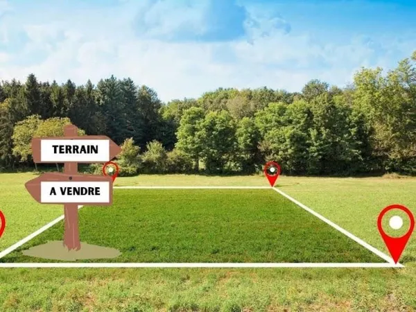 Terrain constructible de 681 m²