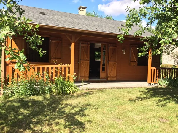 Location maison bois meublee