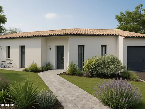 Maison de 91.45 m² sur un terrain de 522 m² à FAYE-L'ABBESSE en DEUX-SEVRES (79)