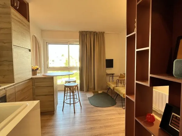 Loue T2 Annecy centre renové avec goût lumineux avec place de parking possible