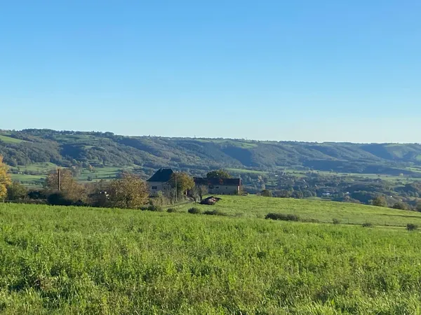 Maison, grange, dépendances, grand terrain.