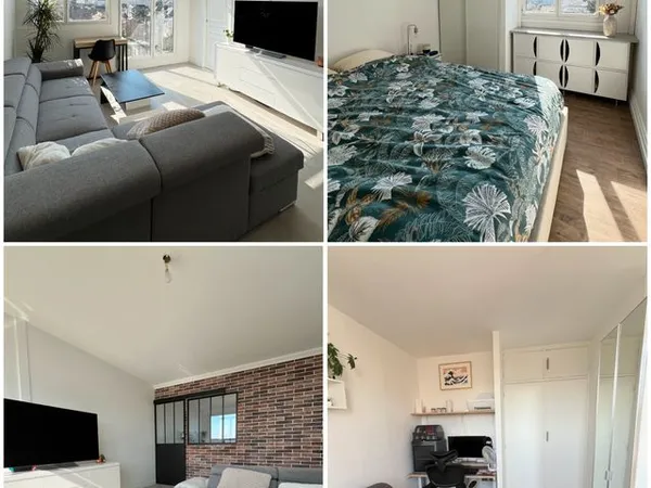 Appartement T3 meublé & rénové - 60m²