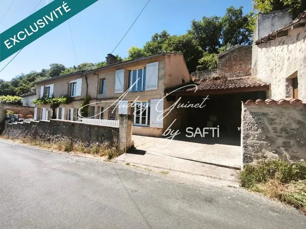 BÉRUGES  MAGNIFIQUE MAISON EN PIERRE RÉNOVÉE