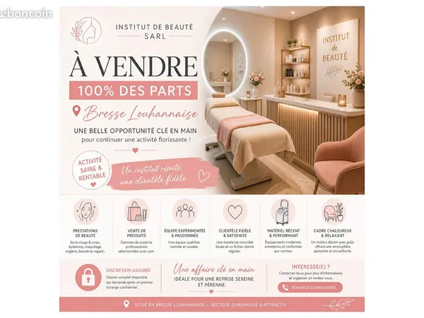 Institut de beauté 1 m² LOUHANS