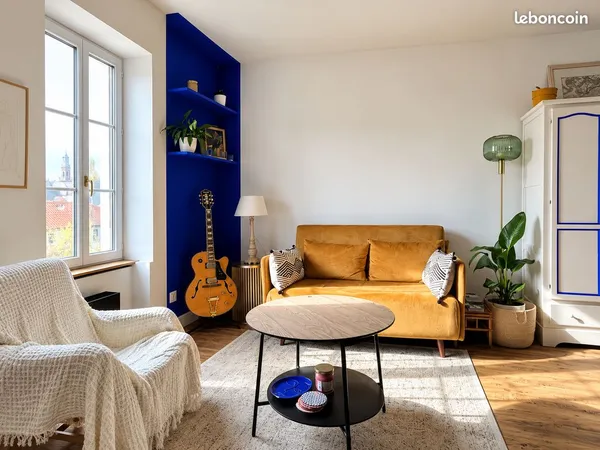 Appartement meublé 25 m² - centre-ville. Porte royal