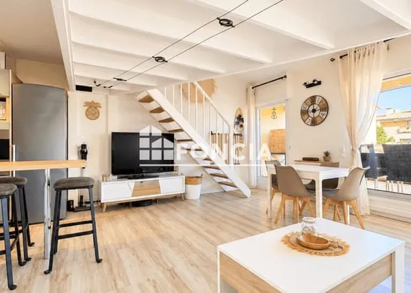 À VENDRE - APPARTEMENT T2 AVEC MEZZANINE, GRANDE TERRASSE ET PARKING PRIVATIF - CAP D'AGDE, SECTEUR 