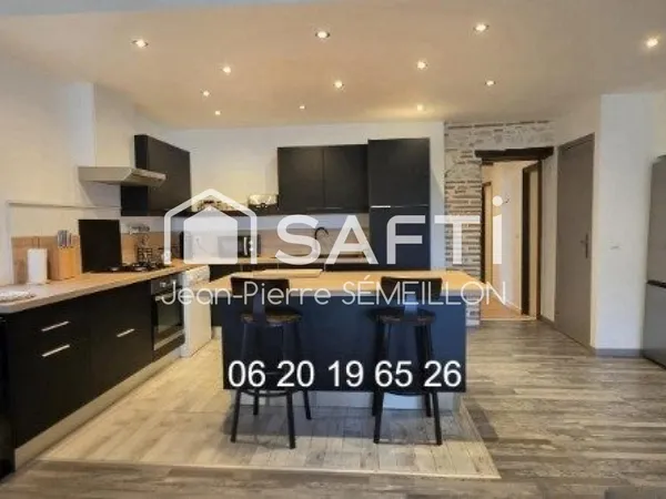 Superbe t4 de 110 m², 3 chambres, terrasse, rénové