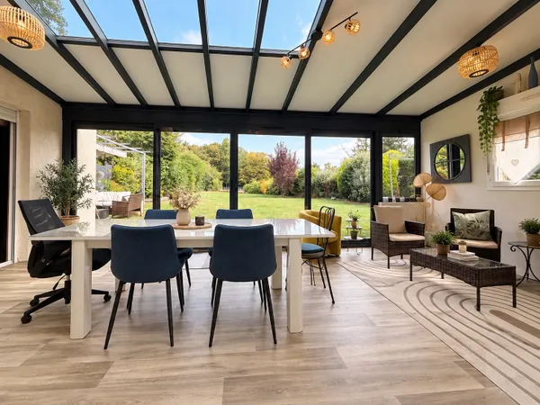SAINS EN AMIENOIS - ENSEMBLE IMMOBILIER - PAVILLON INDIVIDUE