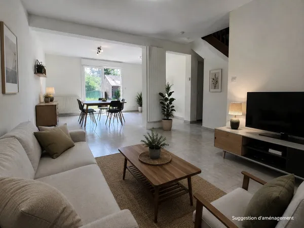 Maison entièrement rénovée 95 m2 avec grand jardin Giraumo