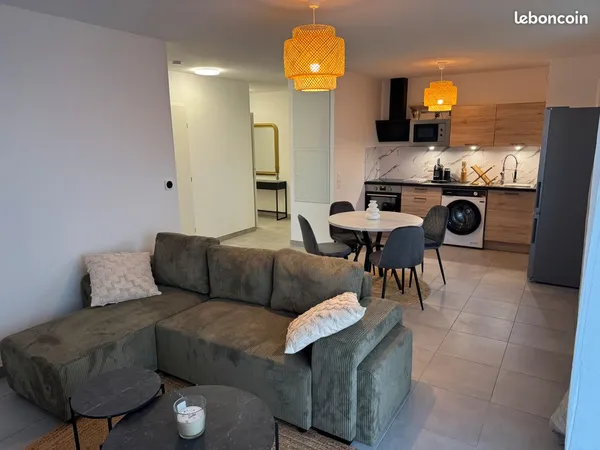 T2 meublé 55 m² - Jardin + grande terrasse + parking - Tinqueux