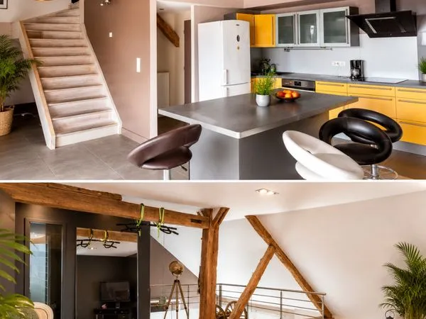 Un loft de caractère, lumineux et chaleureux