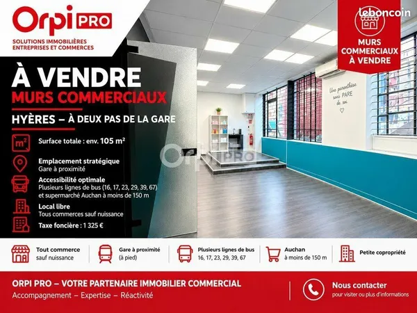 Local commercial 105 m²