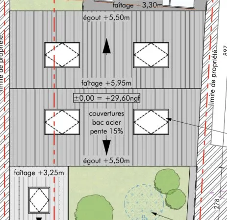 Terrain 104 m²