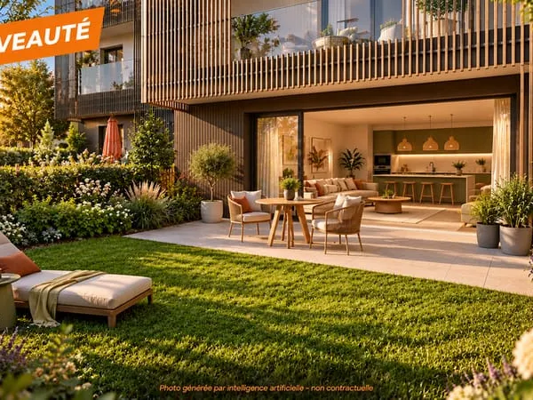 NOUVEAUTÉ - T4 NEUF AVEC TERRASSE ET JARDIN PRIVATIF