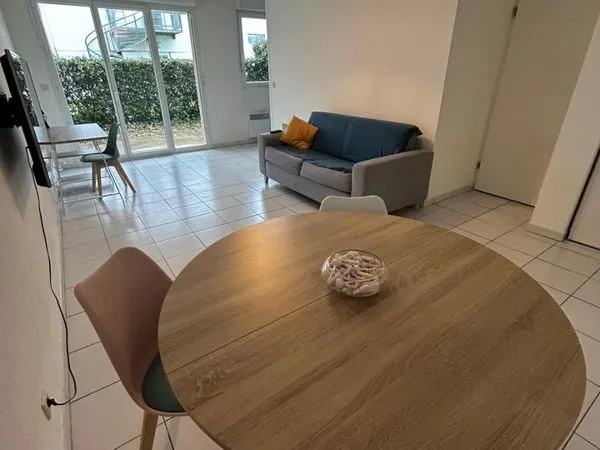 T2 meublé rez de jardin 47 m2