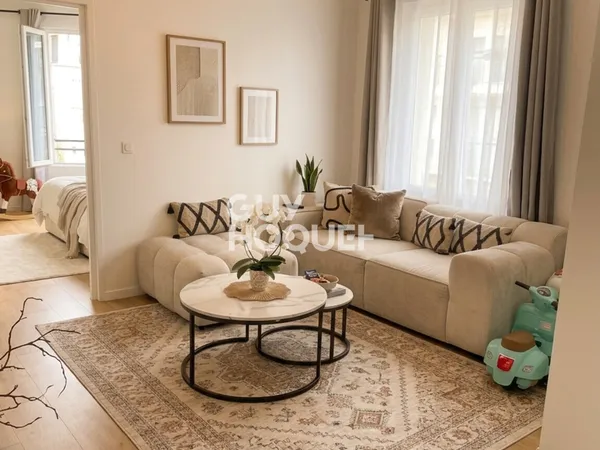 Exclusivité Guy Hoquet : Superbe appartement 3 pièces à Puteaux, 3ème étage, sans vis-à-vis