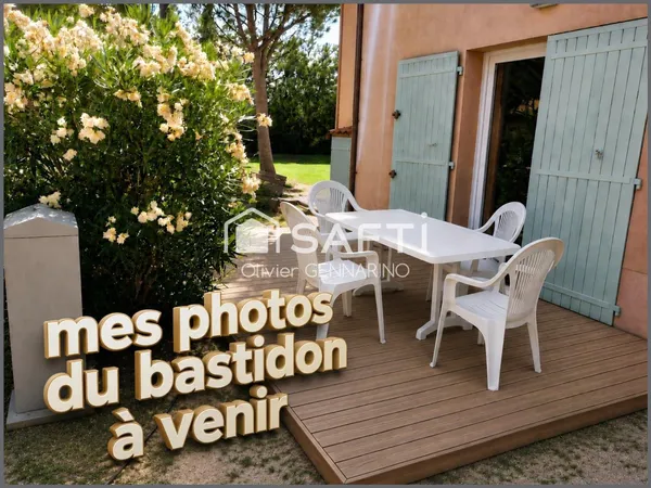 BASTIDON DE TYPE 3 DANS UNE SUPERBE RESIDENCE DE VACANCES***