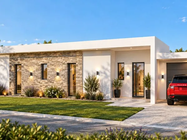 Villa contemporaine 130m2 + terrain 600m2