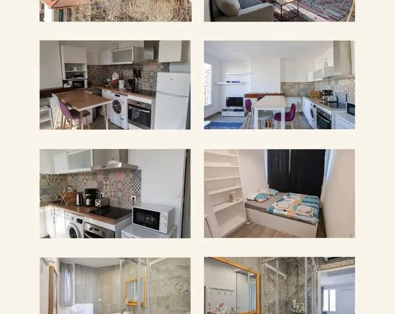 Appartement panier/joliette moderne meublé - il faut juste poser ses valises