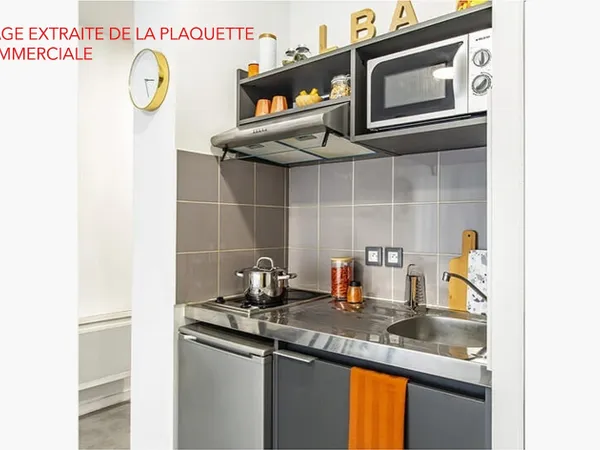 Studio 1 pièce 18 m²