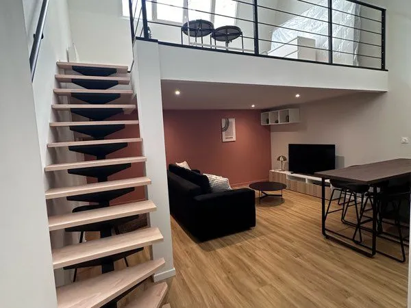 Loft 3 pièces de 70m2 hyper centre