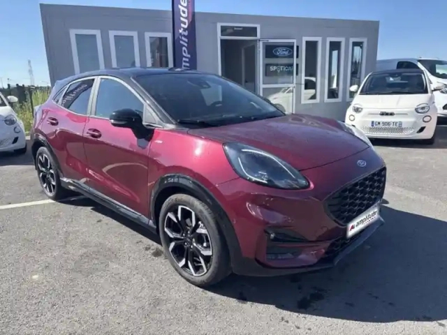 Ford Puma 1.0 flexifuel 125ch s&amp;s mhev st-line x vivid ruby edition — photo 3