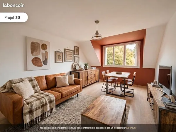 Appartement 3 pièces - 65 m²