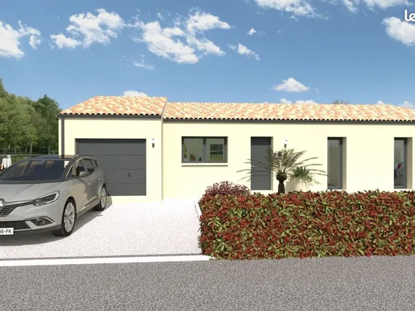 Maison de 96.43 m² sur un terrain de 666 m² à BIGNOUX en VIENNE (86)