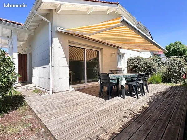 Mimizan-Plage - Maisonnette 50 m² avec jardin, terrasse plein sud - Location de novembre à avril