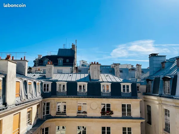 Très rare : Palais-Royal, calme absolu dans le ciel de Paris, climatisable
