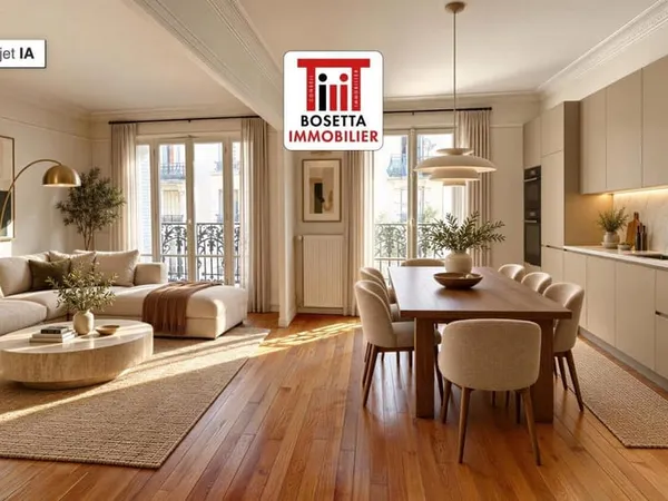 Appartement 3 pièces 58 m²