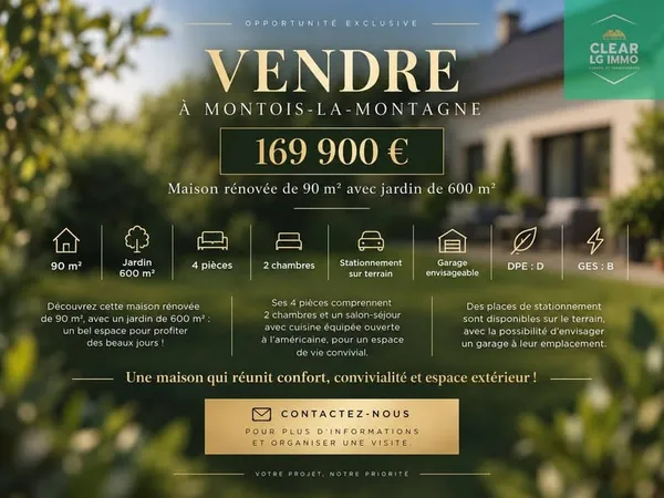 Maison 4 pièces 90 m²