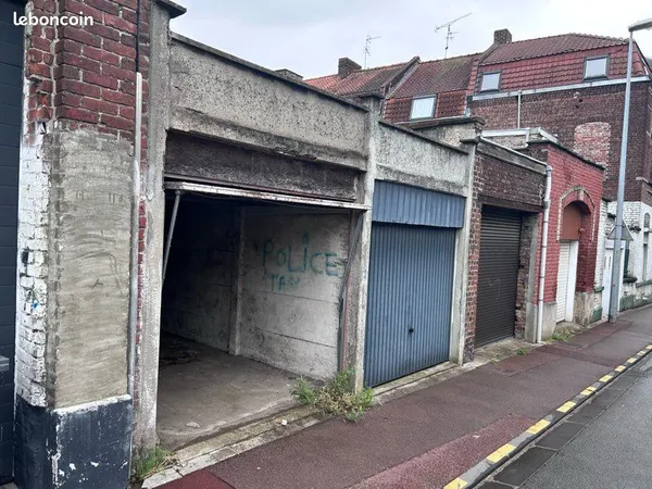 Garage 15m2 rue du riez tourcoing