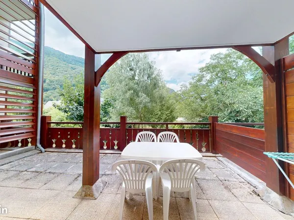 Coup de coeur Apt de type 2 avec grande terrasse Ouest, parking couvert et cellier 🏔️✨