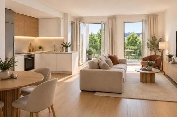 BEAU 2 PIÈCES  MÉTRO 5 À 3 MIN À PIED  SÉJOUR D'ENVIRON 31 M²  TERRASSE