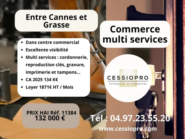 COMMERCE MULTI SERVICES Secteur GRASSE