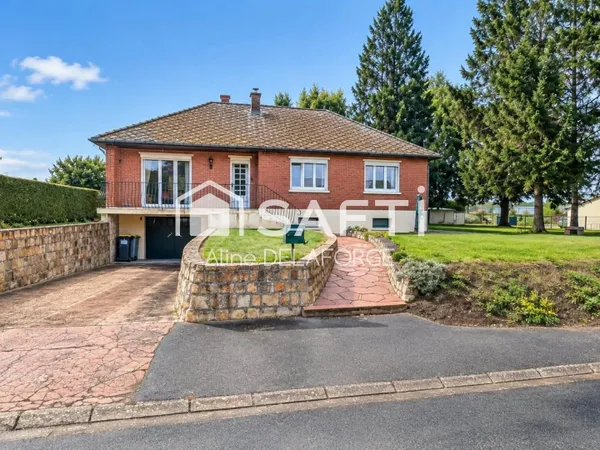 Maison 91 m² - 4 chambres - Terrain 1 842 m² - Saulty